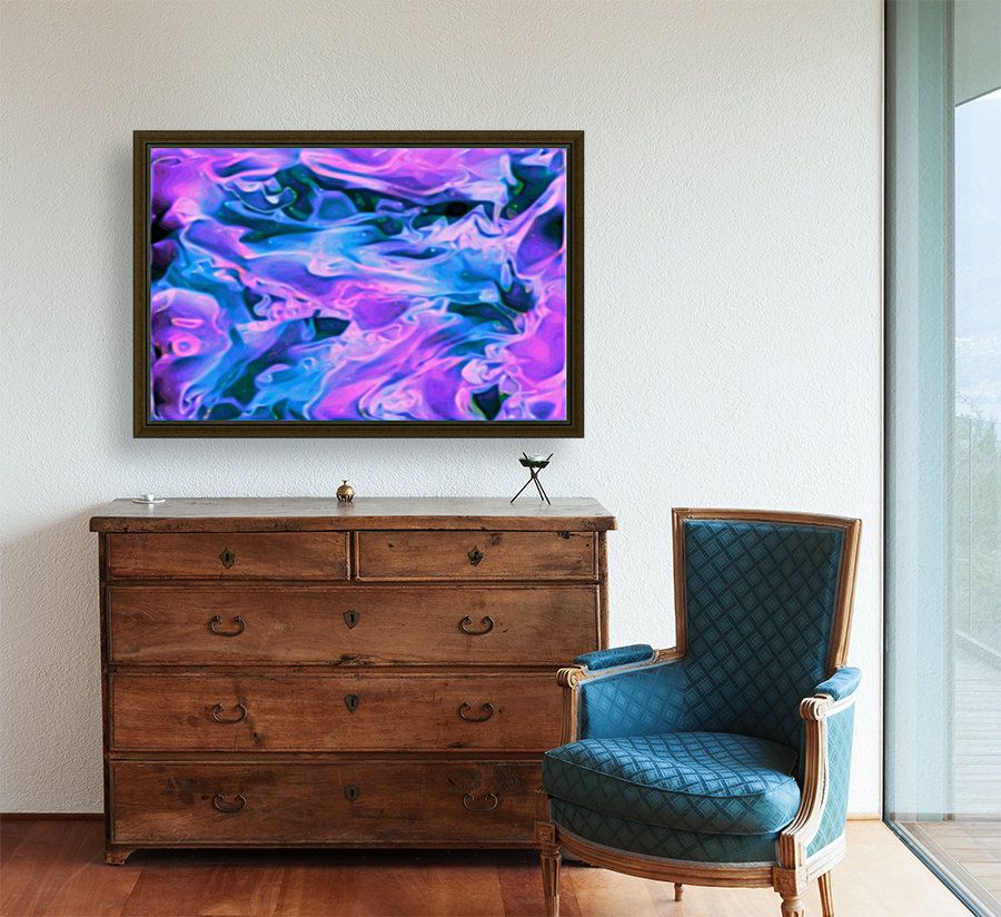 Purple Ice – Purple Blue Abstract Swirl Wall Art Within Newest Swirl Wall Art (View 15 of 20)