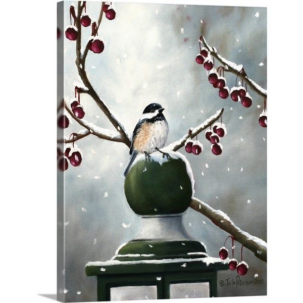 Shop "chickadee In The Snow" Canvas Wall Art – On Sale With Regard To Most Up To Date Snow Wall Art (View 16 of 20)