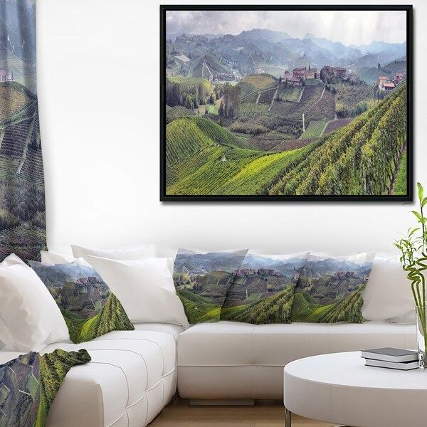 Shop Designart 'vineyards In Italy Panoramic' Photography Inside Latest Italy Framed Art Prints (View 20 of 20)