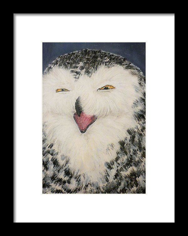 Snow Owl Framed Printandreea Moldovan | Framed Prints With Best And Newest The Owl Framed Art Prints (View 8 of 20)