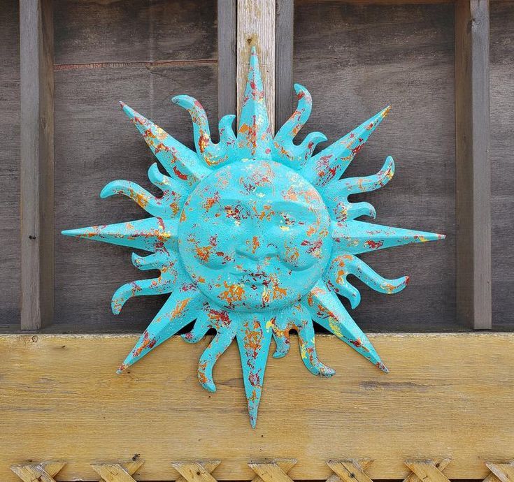 Sun Wall Decor/ Metal Garden Decor/ Metal Sun Wall Art Within Most Recently Released Sun Wall Art (Gallery 20 of 20)