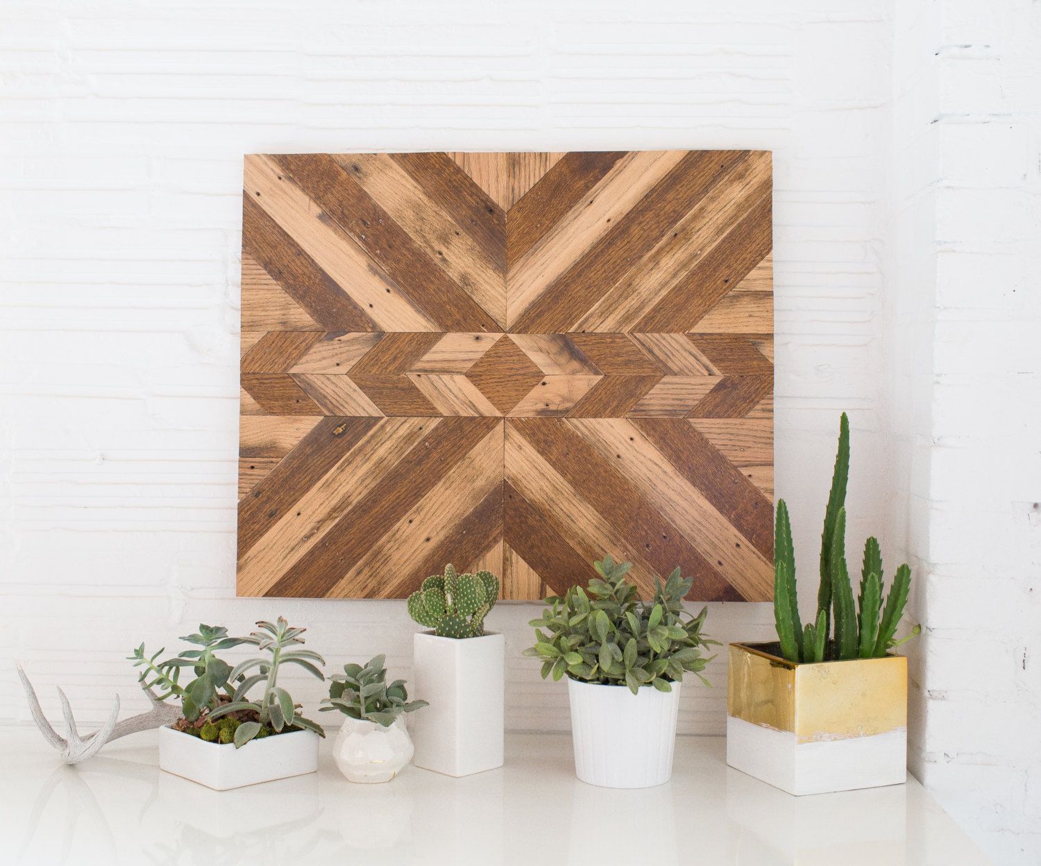 Tribal Reclaimed Wood Wall Panel Art With Diamond And Chevron Pertaining To Most Current Urban Tribal Wood Wall Art (View 15 of 20)