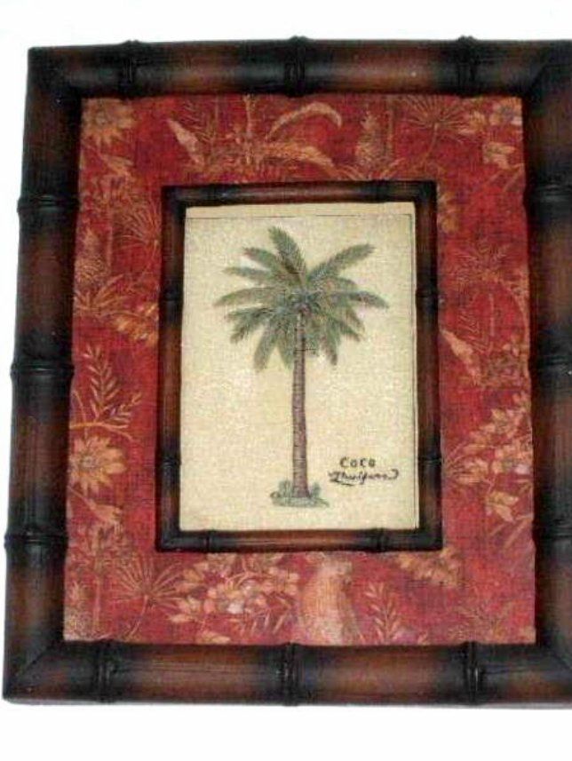 Tropical Coco Palm Tree Wall Decor Art Print Framed Shadowbox With Regard To Most Up To Date Tropical Framed Art Prints (View 18 of 20)