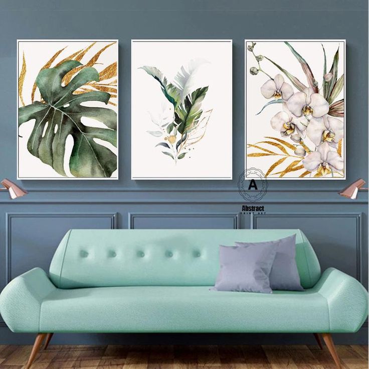 Tropical Wall Art Prints On Canvas Botanical Wall Art Set Within Current Tropical Framed Art Prints (View 20 of 20)