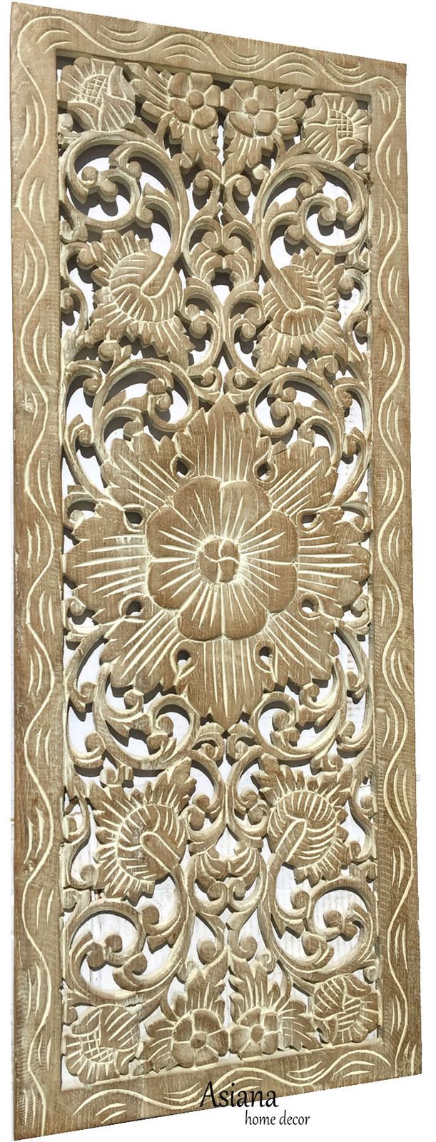 Tropical Wood Carving Wall Panels (View 9 of 20)