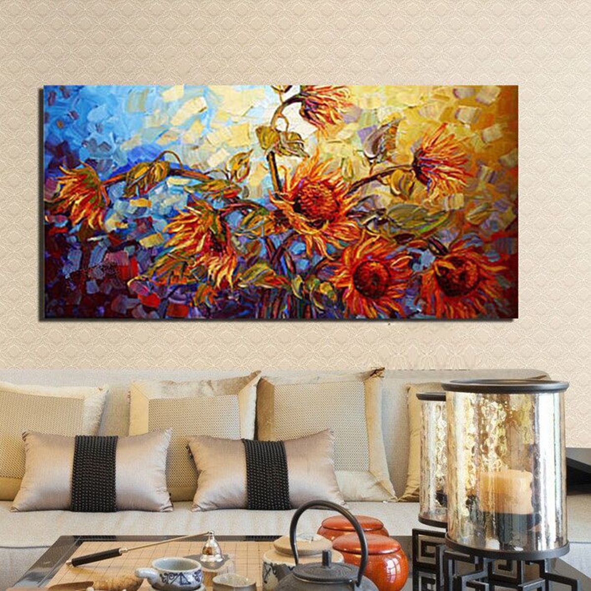 Unframed/framed Modern Canvas Oil Painting Print Picture Throughout Most Recently Released Wall Framed Art Prints (View 6 of 20)