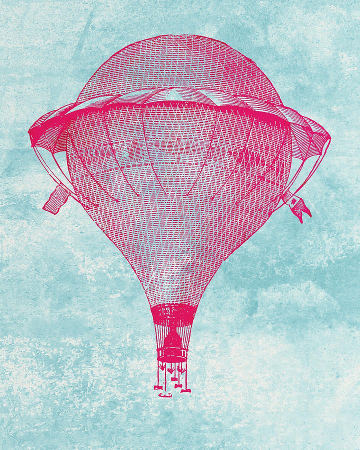 Vintage Balloon Digital Artworld Art Prints And Designs Within Most Recent Balloons Framed Art Prints (View 8 of 20)
