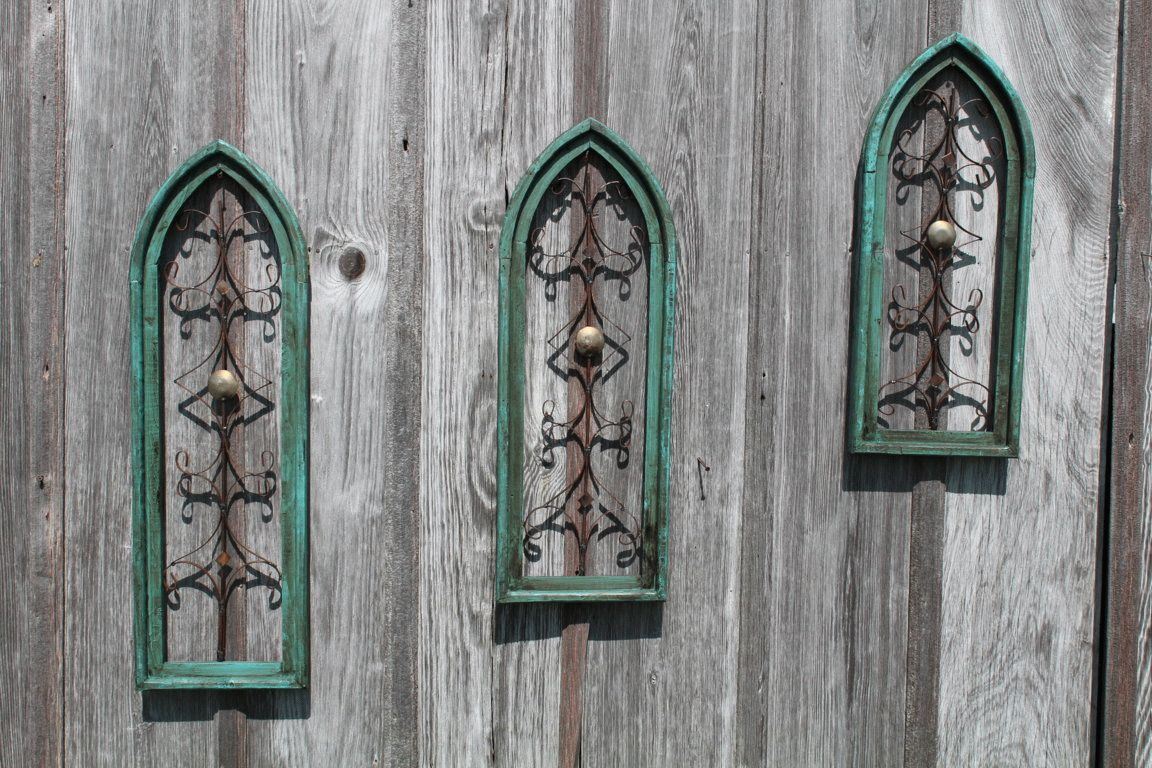 Vintage Wooden Cathedral Wall Art Wall Decor In 3 Sizes Intended For Most Popular Retro Wood Wall Art (View 3 of 20)