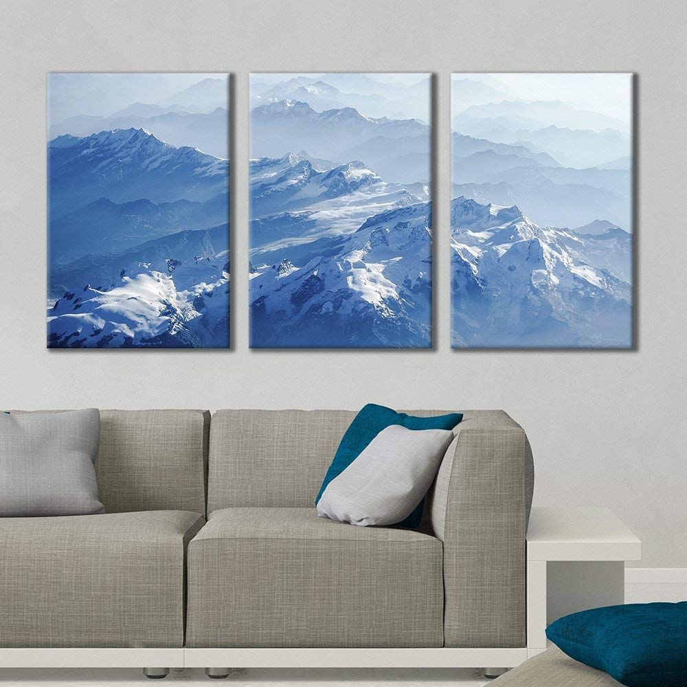 Wall26 – 3 Panel Canvas Wall Art – Majestic Natural For Most Up To Date Landscape Framed Art Prints (View 17 of 20)