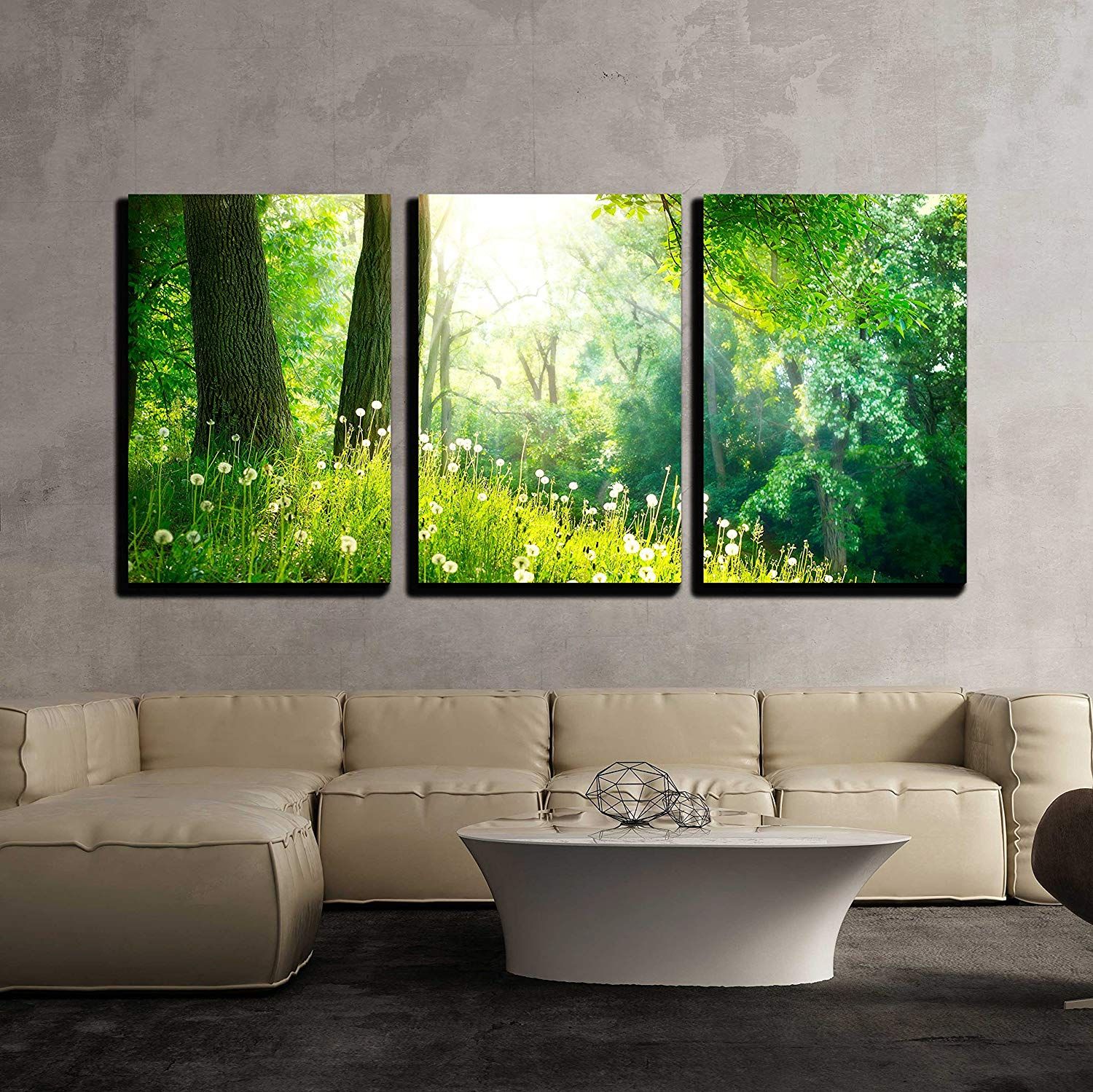 Wall26 3 Piece Canvas Wall Art – Spring Nature Beautiful For Most Current Natural Framed Art Prints (View 5 of 20)