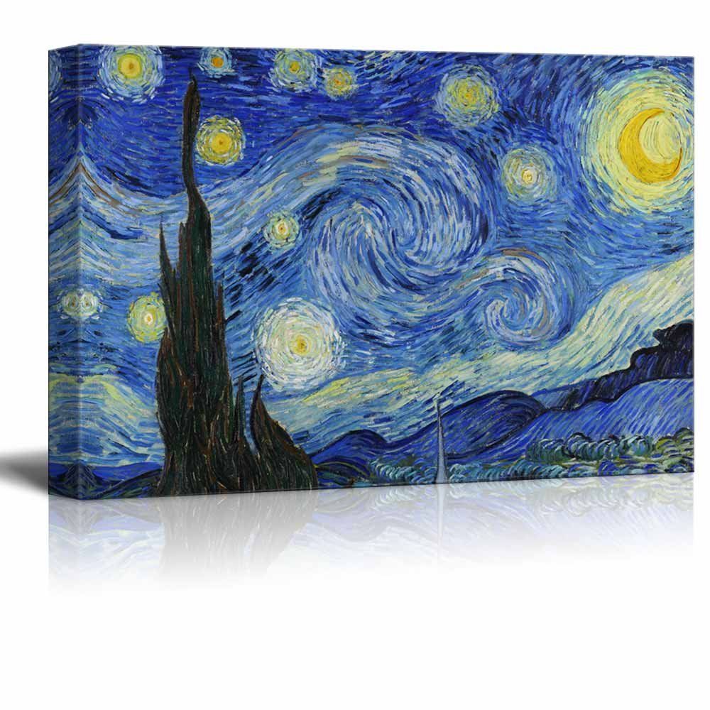 Wall26 – Starry Nightvincent Van Gogh – Canvas Art Intended For Most Popular Night Wall Art (View 14 of 20)