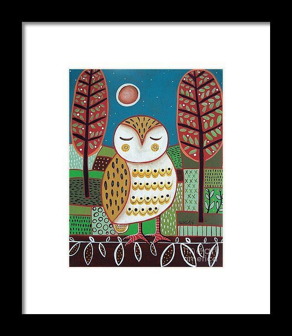 White Owl Framed Printkarla Gerard (with Images In Current The Owl Framed Art Prints (View 14 of 20)