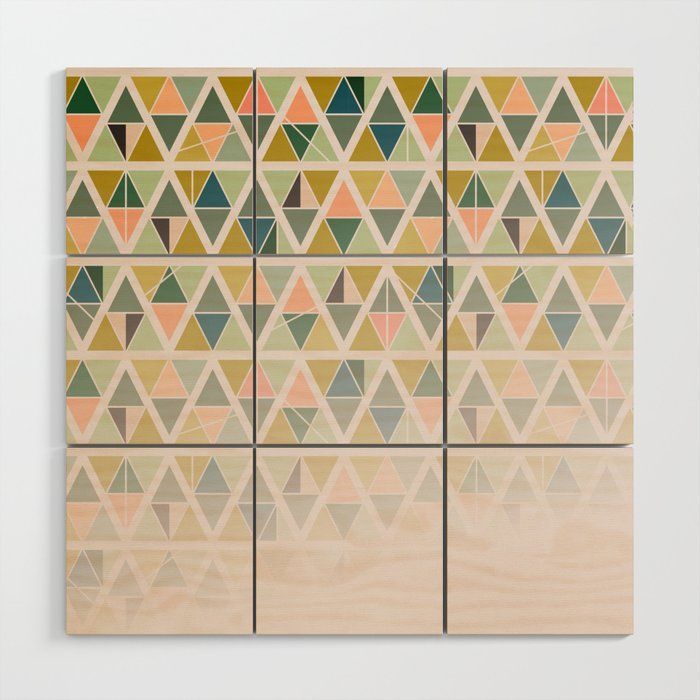 Wood Wall Art: Angular World – Color Gradientdesign D Throughout Best And Newest Gradient Wall Art (View 12 of 20)