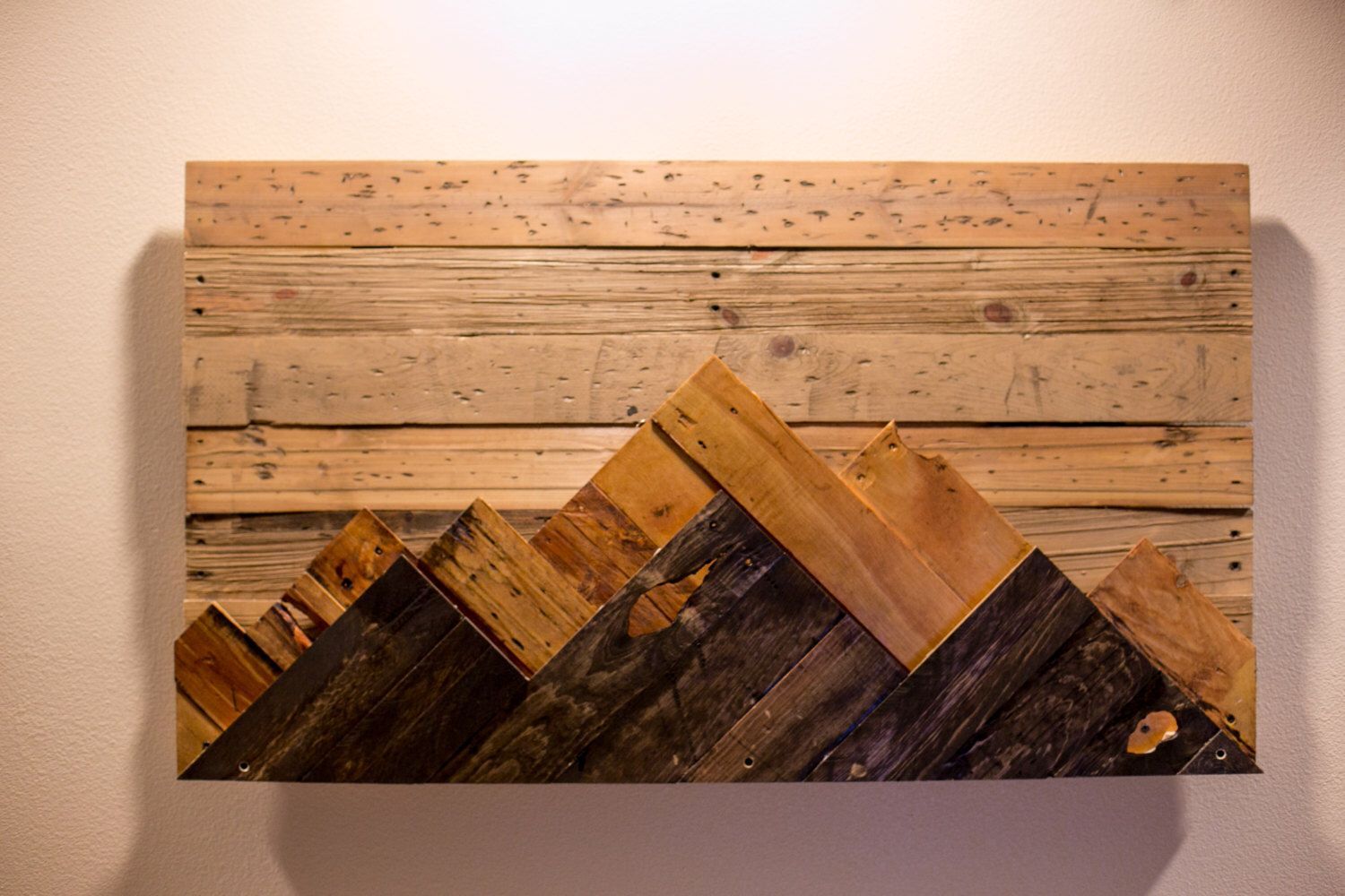 Wooden Mountain Range Wall Art | Woodworking Crafts Throughout Current Mountain Wall Art (View 7 of 20)