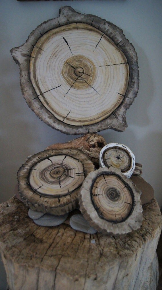 Woodland Wall Art 3d Natural Wood Stump Wall Hanging Plaques Intended For Newest Nature Wood Wall Art (View 10 of 20)
