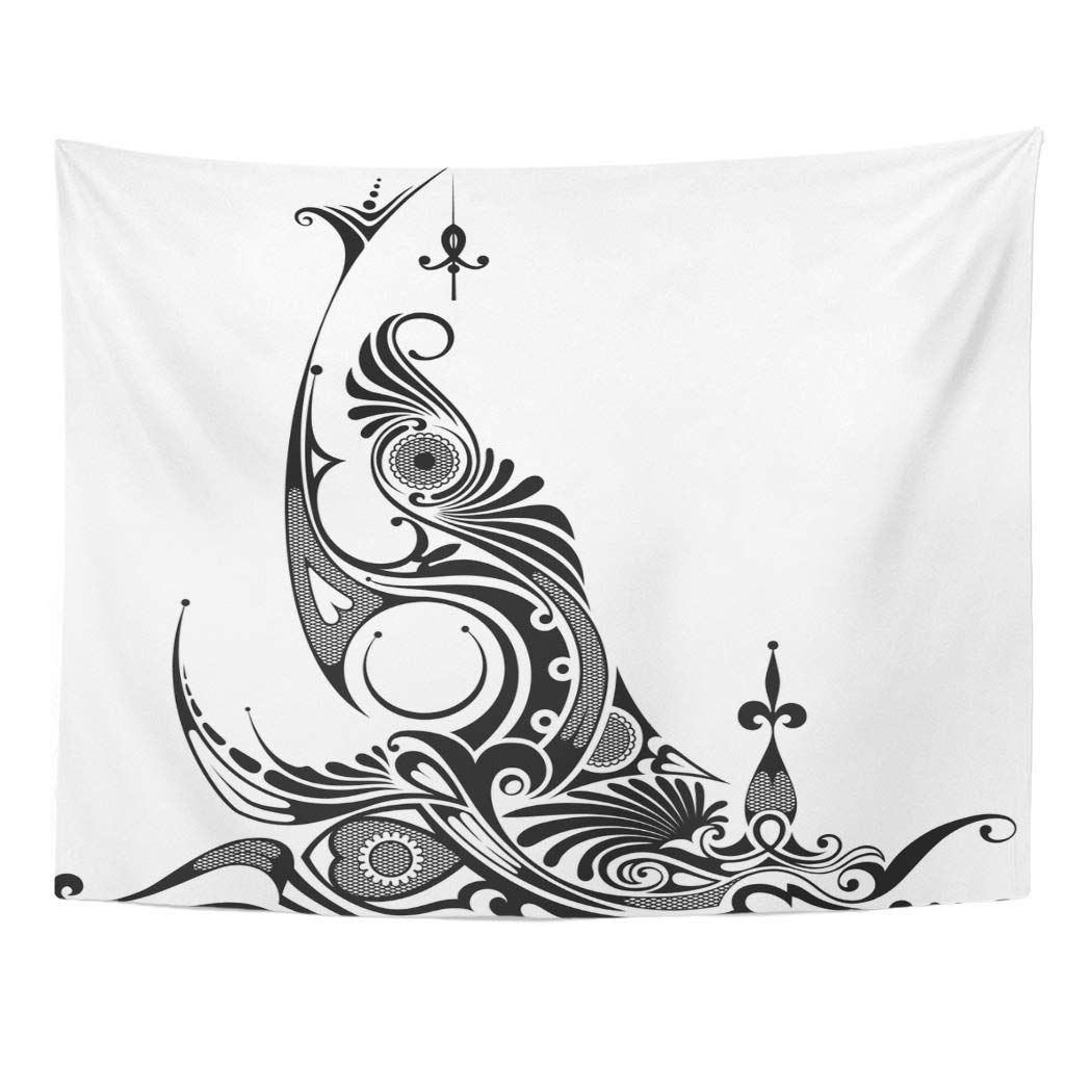 Zealgned Maori Abstract Swirl Fantasy Tattoo Ornate With Most Popular Swirl Wall Art (View 10 of 20)