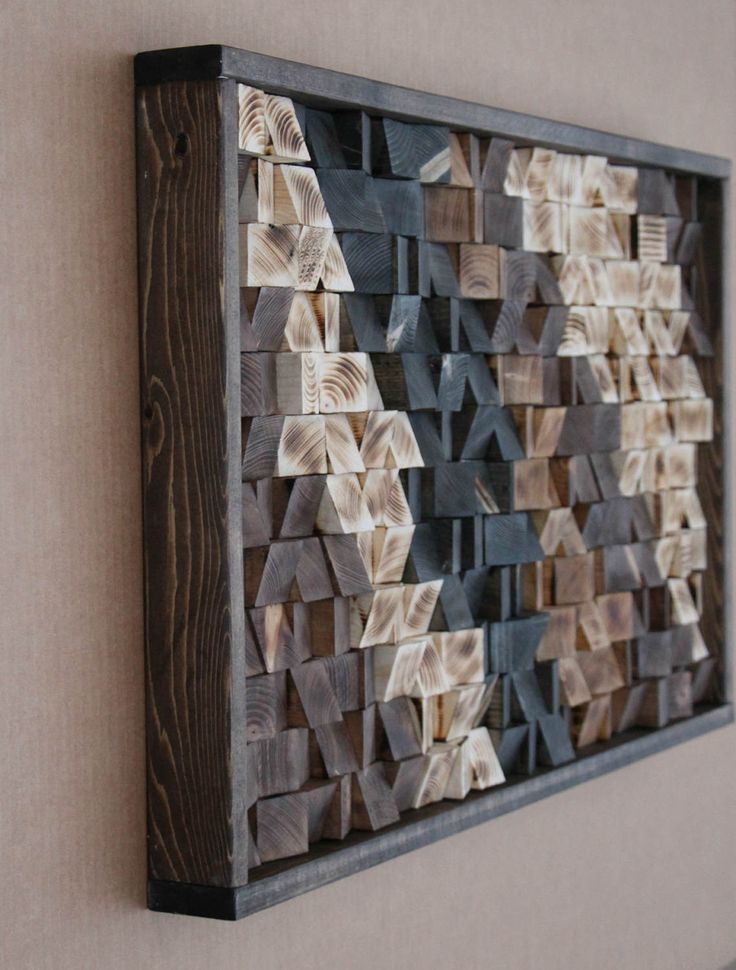 68 Best Wood Wall Art, Reclaimed Wall Sculpture Images On Pinterest For Recent Metallic Rugged Wooden Wall Art (View 1 of 20)