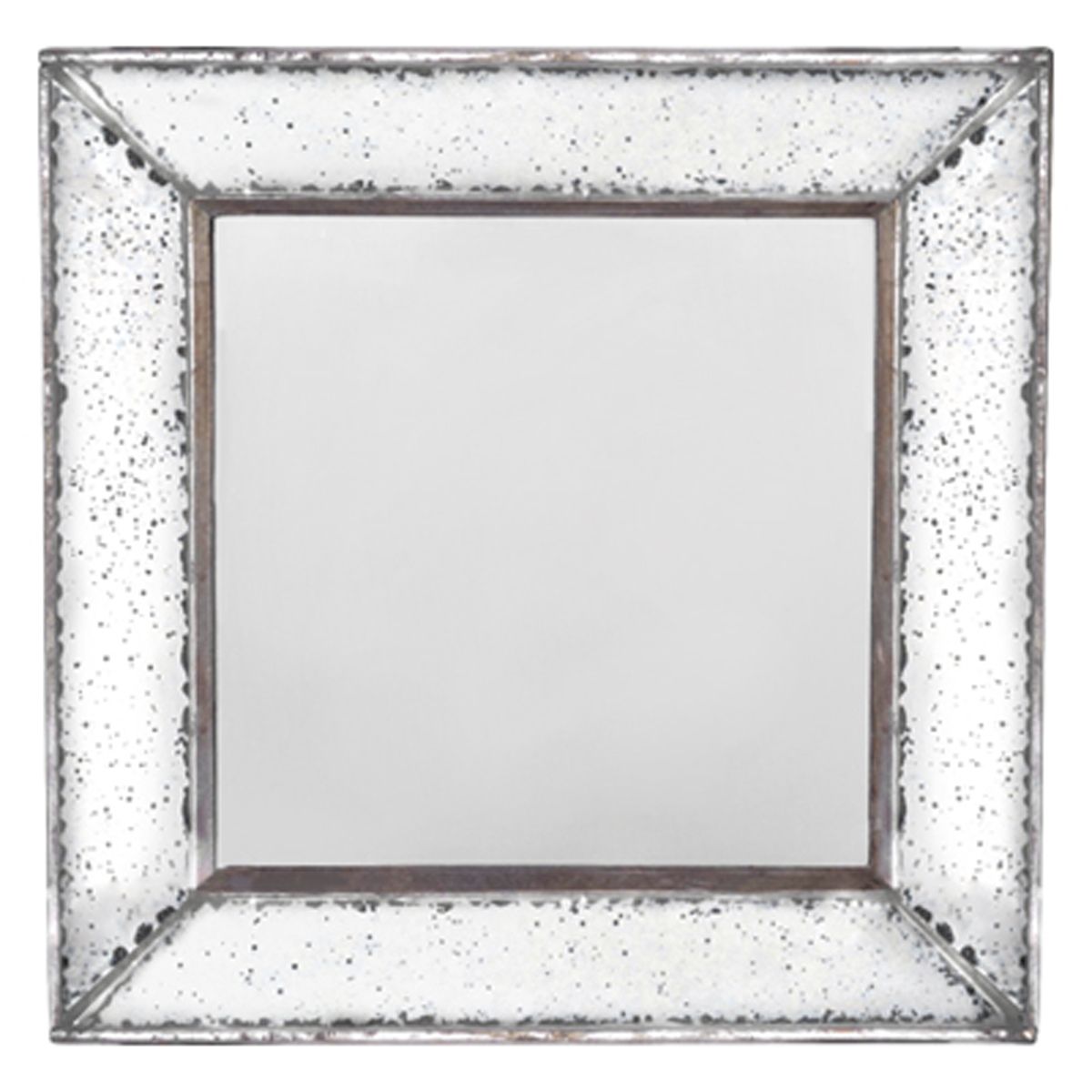 A&b Home Antique Look Framess Square Wall Mirror Tray – Walmart Within Recent Antique Square Wall Art (View 6 of 20)