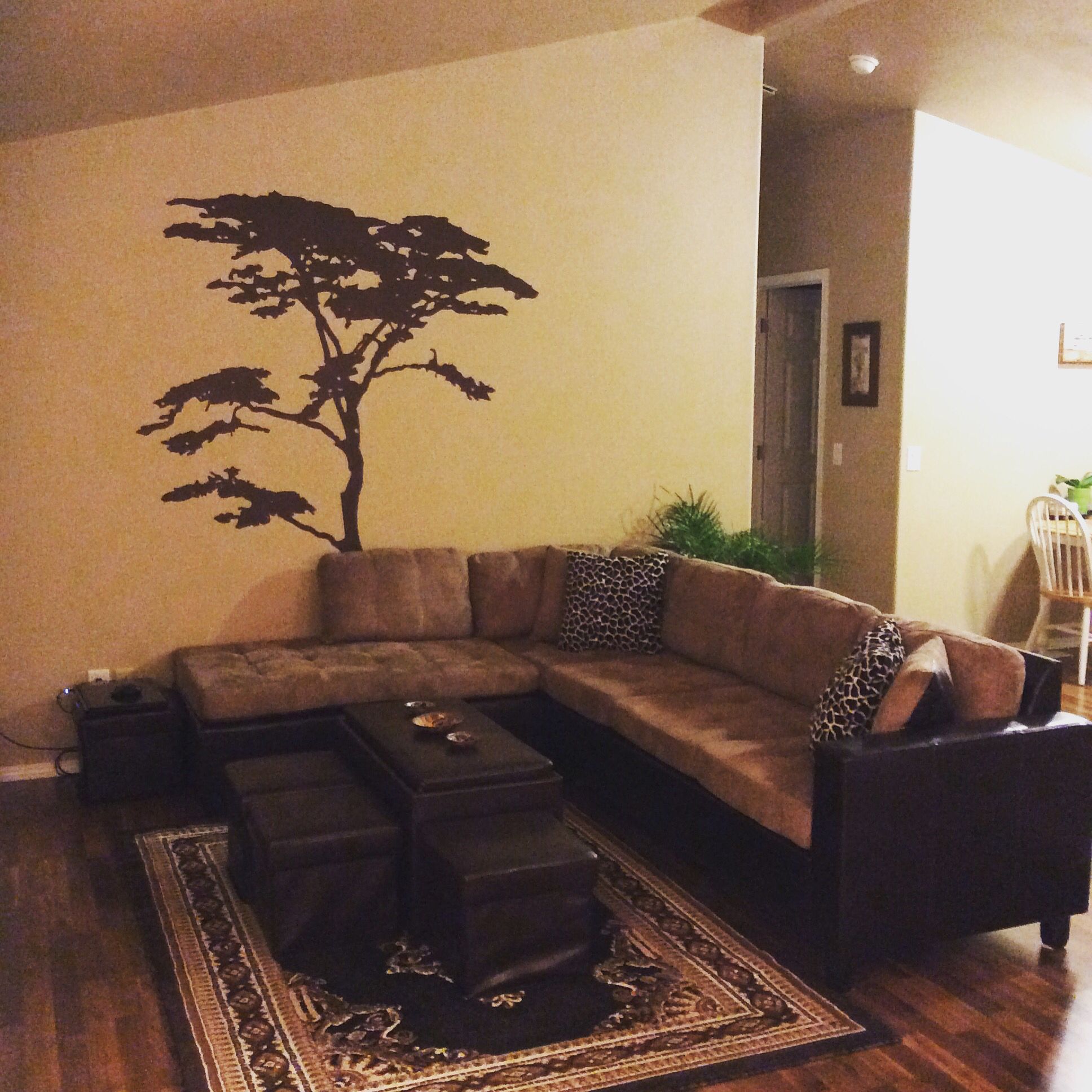 Acacia Tree Decali Like It!! | Tree Decals, Home Decor, Sectional Couch In Newest Acacia Tree Wall Art (View 19 of 20)