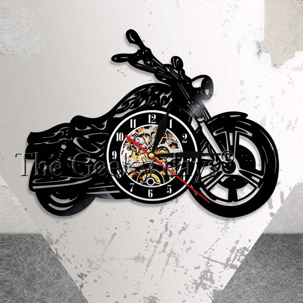 Aliexpress : Buy Classic Motorcycle Wall Art Wall Clock Mechanic With Most Recently Released Mechanics Wall Art (View 19 of 20)