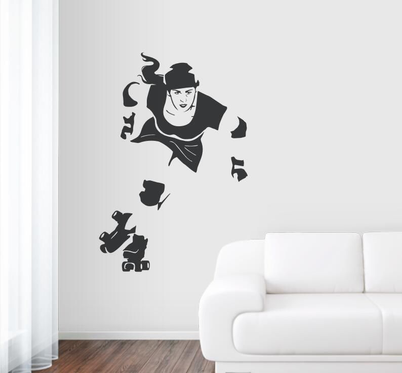 Aliexpress : Buy High Quality Sport Art Decal Mural Derby Girl Wall Intended For Most Recent Derby Wall Art (View 15 of 20)