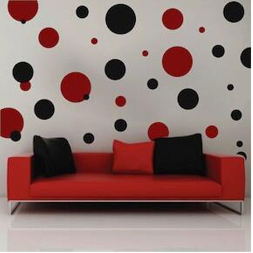 Aliexpress : Buy Polka Dots Wall Decals Wall Stickers Bedroom Intended For 2018 Open Dotswall Art (View 3 of 20)