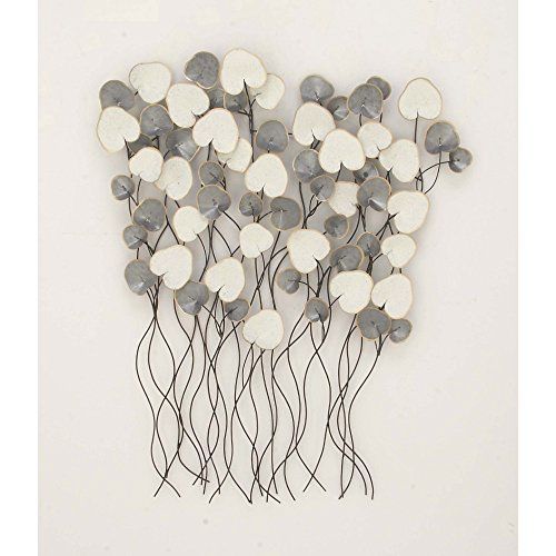 Benzara Enticing Gray White Metal Wall Decor Check More At Https Inside Most Recently Released Tail Spin Wall Art (View 12 of 20)