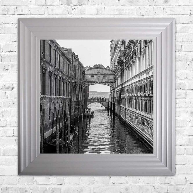 Black & White Venice Bridge Framed Wall Artshh Interiors With Most Recently Released Bridge Wall Art (View 10 of 20)