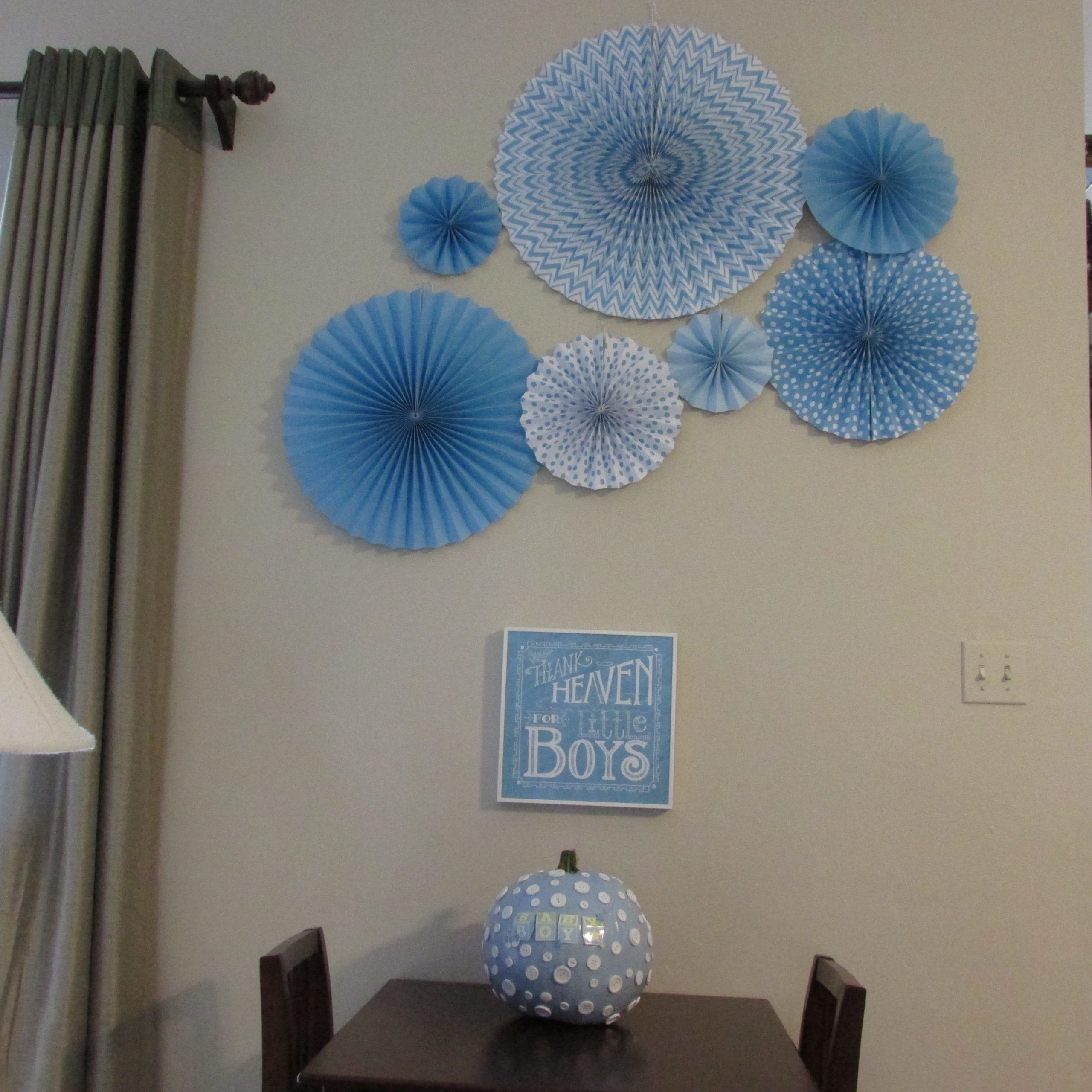 Blue Pinwheel Wall Decorations | Decor, Wall Decor, Home Decor Decals With Most Popular Pinwheel Wall Art (View 4 of 20)
