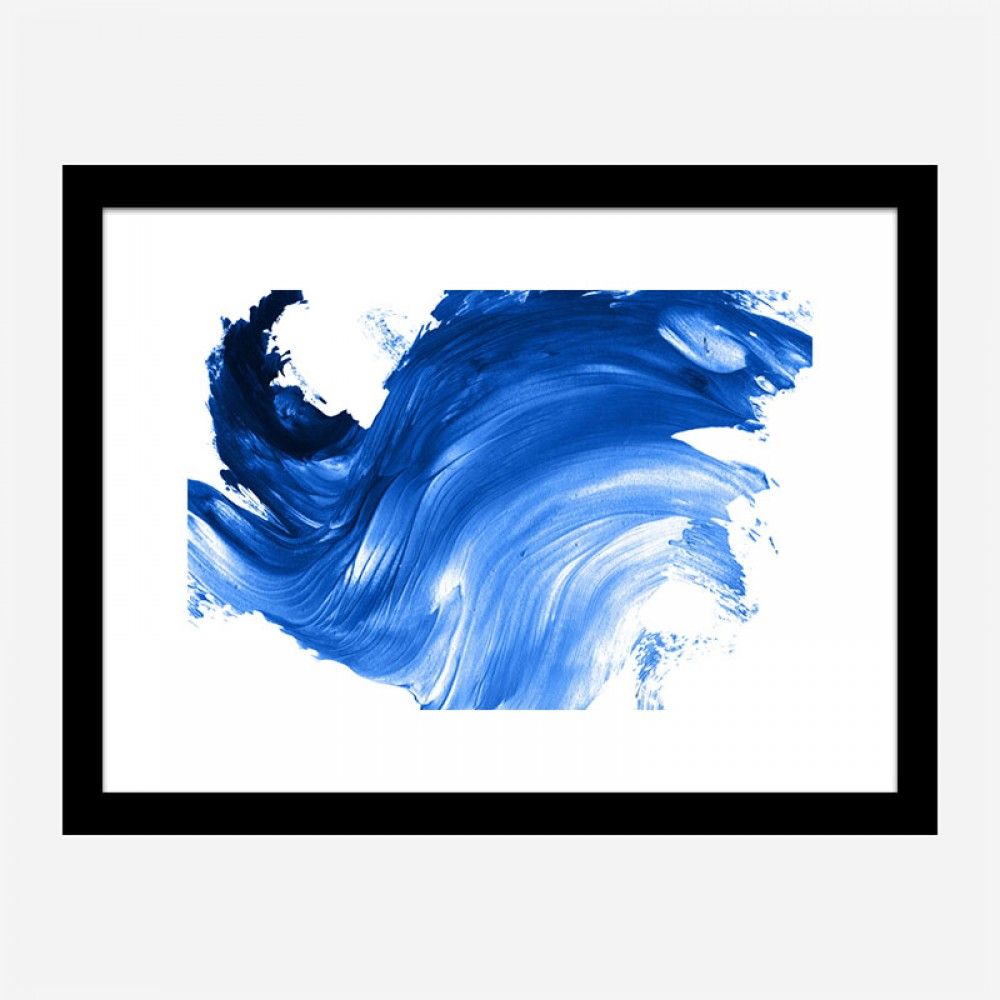 Blue Swirl Abstract Wall Art With Regard To 2018 Swirly Rectangular Wall Art (Gallery 19 of 20)