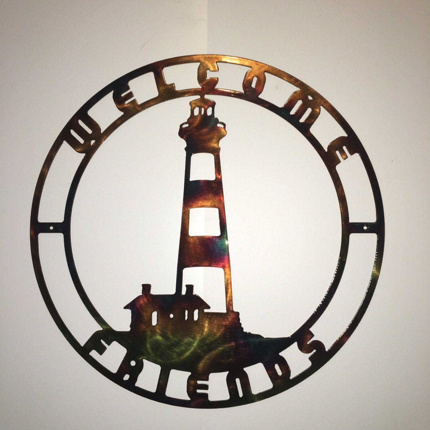 Bodie Island Nc Lighthouse Indoor Or Outdoor Plasma Cut Metal Wall Art With Regard To Most Up To Date Lighthouse Wall Art (View 1 of 20)
