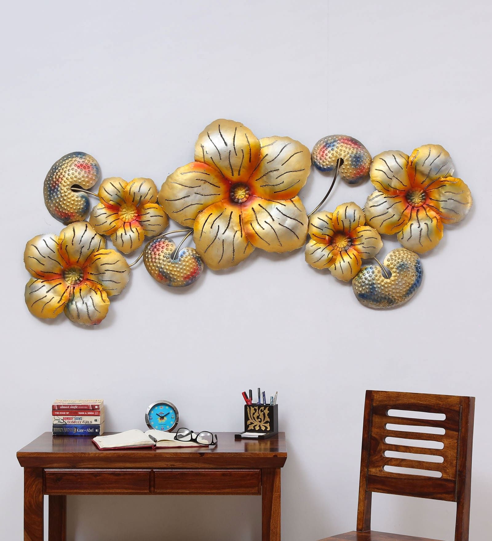 Buy Gold Iron Big Flower Metal Wall Art Online Intended For Most Recently Released Limber Metal Wall Art (View 1 of 20)