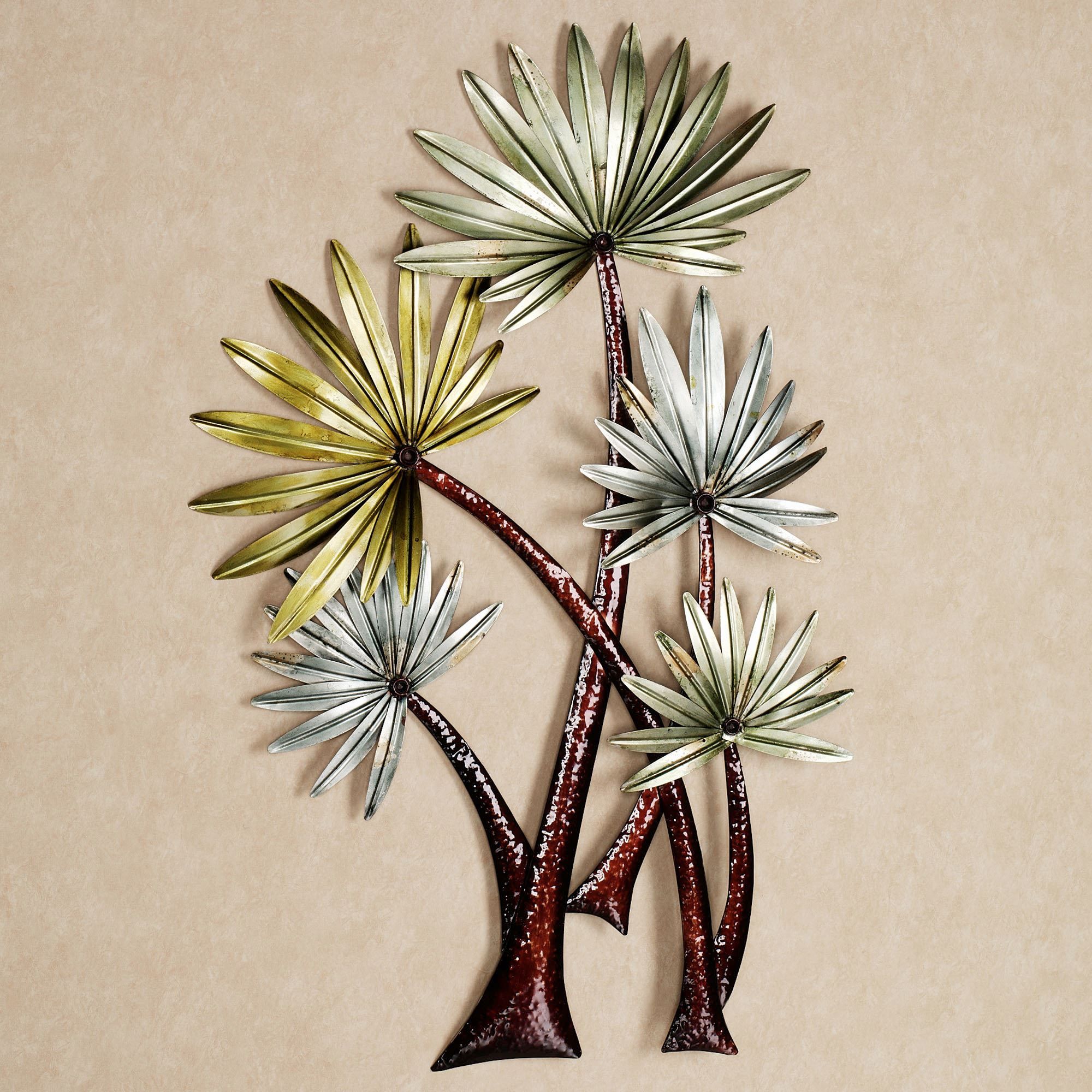 Caribbean Retreat Tropical Palm Metal Wall Sculpture Inside Best And Newest Sparks Metal Wall Art (View 6 of 20)