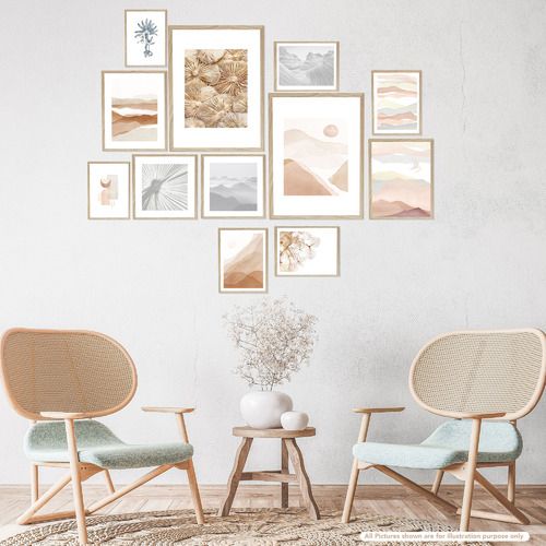 Cooper&cohomewares 12 Piece Instant Gallery Wall Set & Reviews | Temple With Regard To Most Recently Released 12 Piece Wall Art (View 12 of 20)