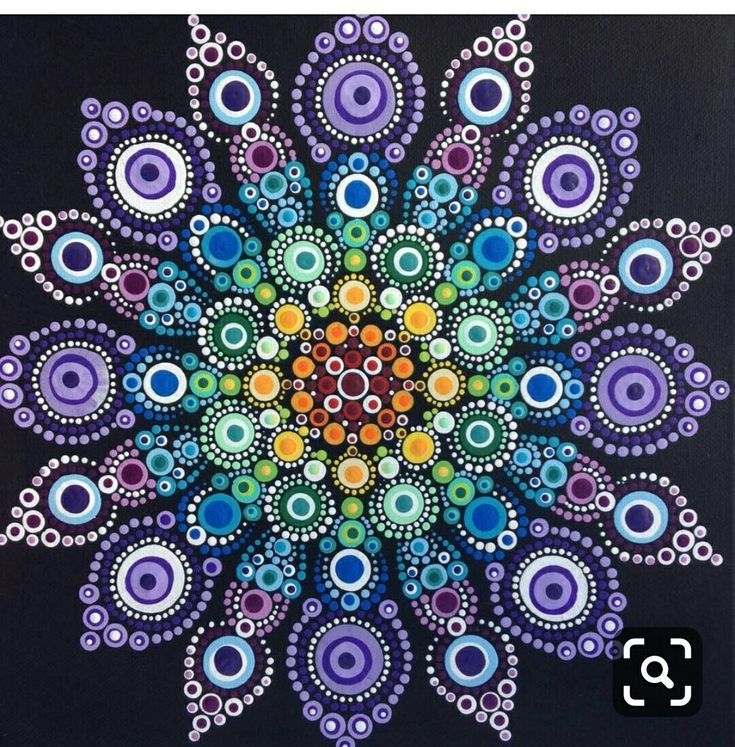???????? ??????? | Mandala Dots, Dot Painting, Dots Art Regarding Newest Open Dotswall Art (View 12 of 20)