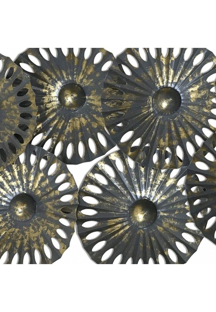 Decorshore Contemporary Extra Large Metal Wall Art In Gold & Gray In Most Recently Released Modern Metal Gold Wall Art (View 7 of 20)