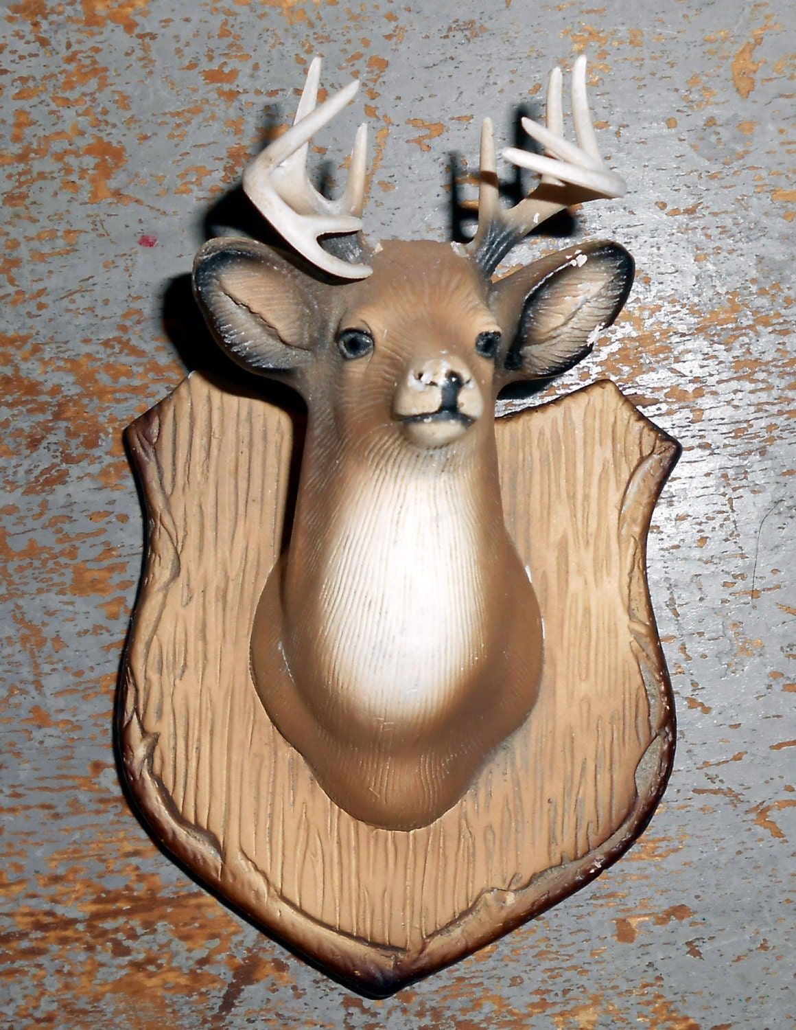 Deer Head Plaster Wall Decor Small Miniature Deer Head Within 2017 Deer Wall Art (View 3 of 20)