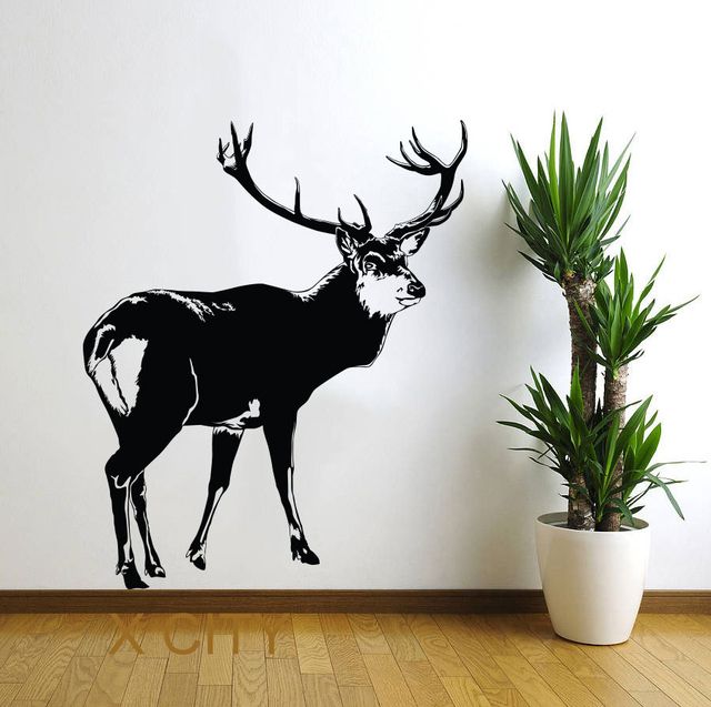 Deer North Tundra Animal Wall Art Vinyl Sticker Decal Nursery Decor With Regard To Best And Newest Deer Wall Art (Gallery 20 of 20)