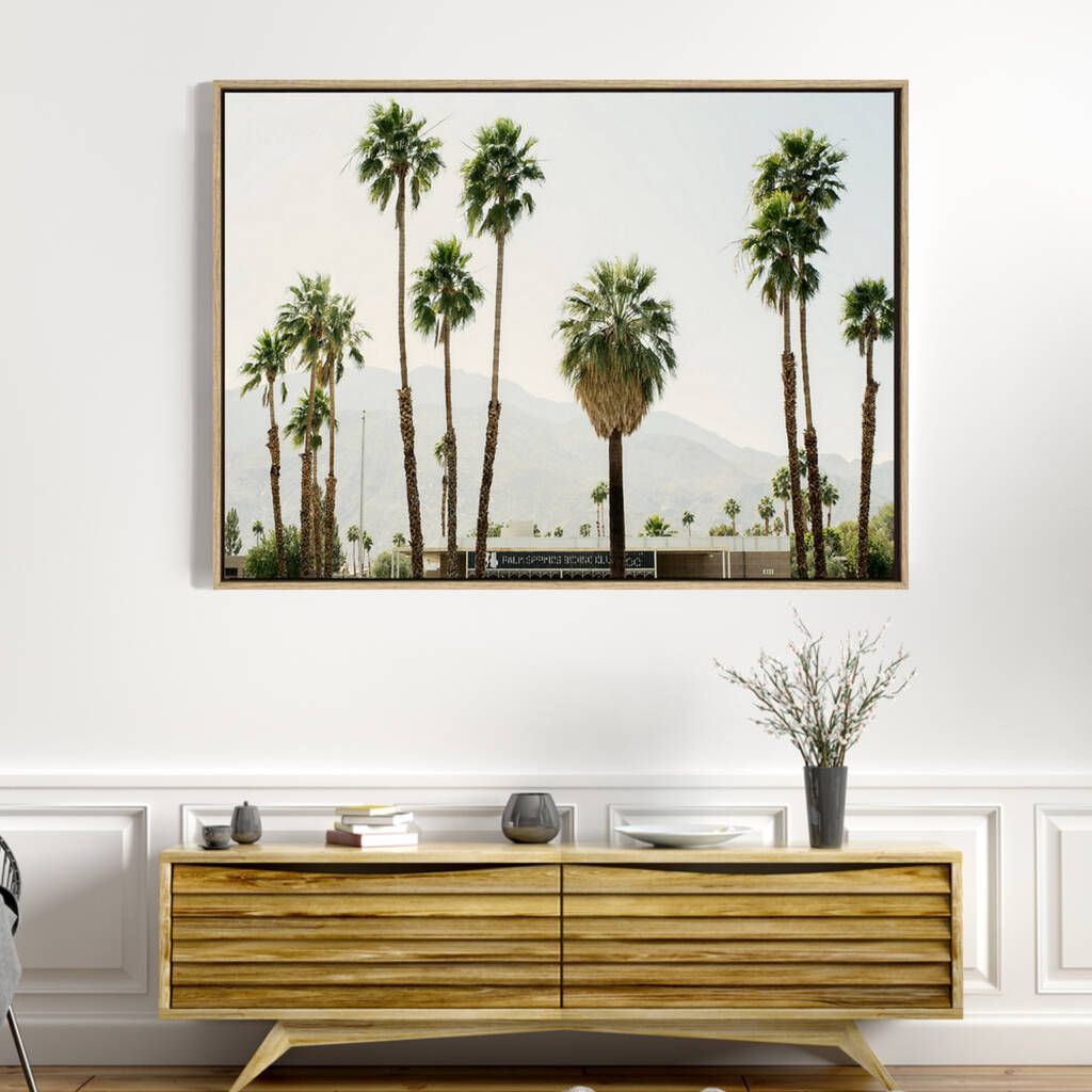 Desert Love, Drop Shadow Framed Wall Artbeach Lane Art Within Best And Newest Desert Palms Wall Art (View 8 of 20)