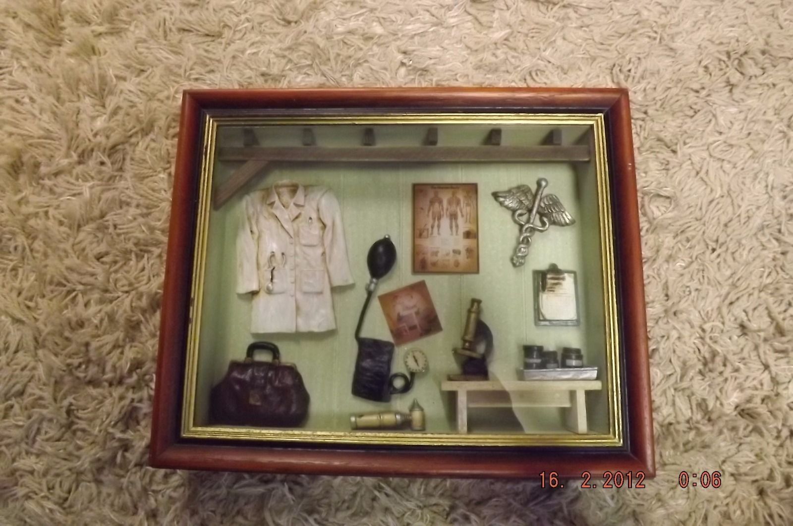 Doctor's Accessories Theme Shadow Box Wall Art Arister Gifts | Ebay With 2018 Shadow Box Wall Art (View 12 of 20)