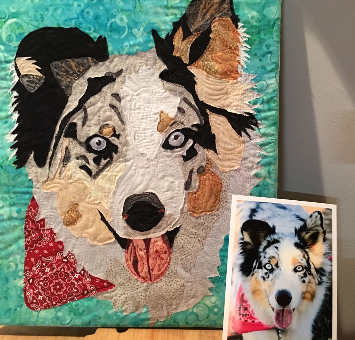 Dog Wall Hanging 20 X 24 | Art Quilts, Animal Quilts, Dog Quilts Pertaining To Most Up To Date Dog Wall Art (View 14 of 20)