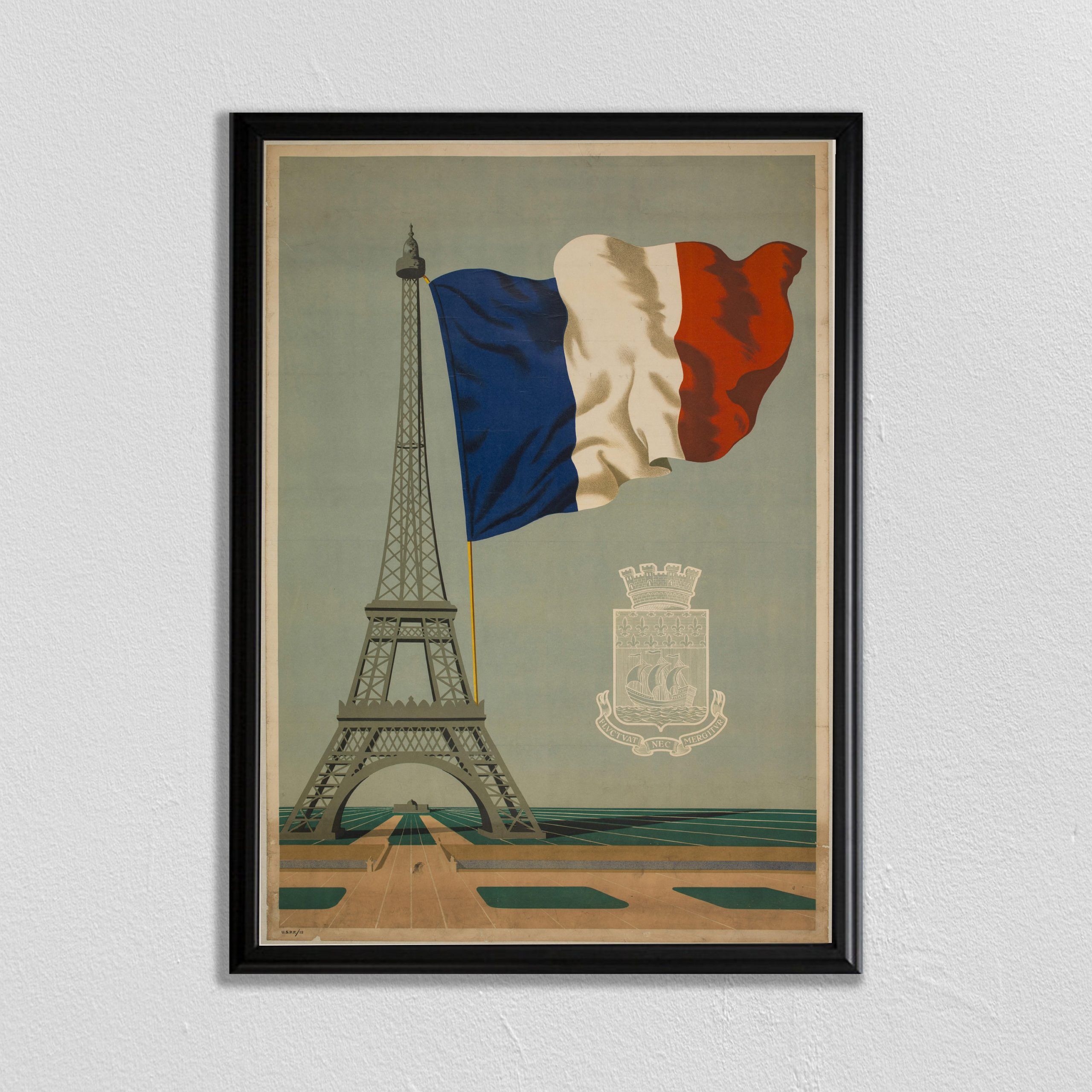 Eiffel Tower, France Art, Paris Wall Art, Eiffel Tower Art, Vintage With Best And Newest Tower Wall Art (View 17 of 20)