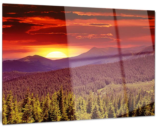 "fantastic Sunrise In Mountains" Photo Metal Wall Art – Contemporary Intended For 2018 Sunrise Metal Wall Art (View 6 of 20)
