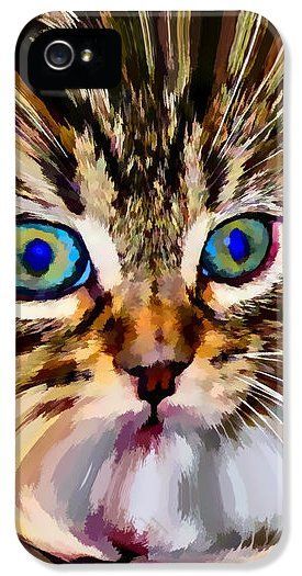 Fish Eye Cat Iphone 5 Case For Saletailspin Artworks | Artwork Within Current Tail Spin Wall Art (View 10 of 20)