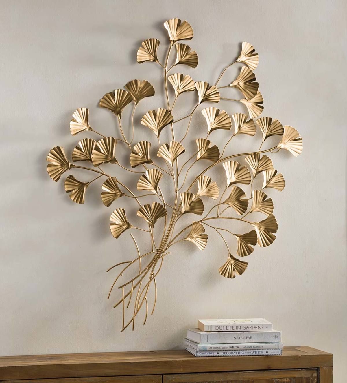 Gold Metal Wall Art Leaves – Arts Garage Within Newest Gold And Silver Metal Wall Art (View 4 of 20)