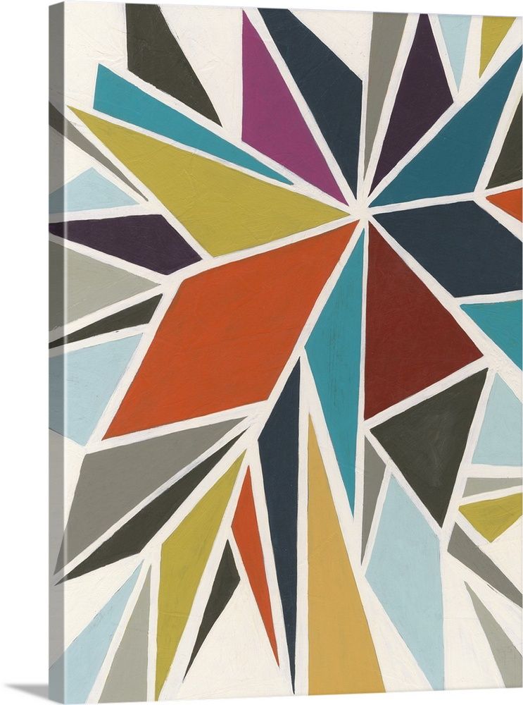 Great Big Canvas | "pinwheel I" Canvas Wall Art – 18x24 – Walmart Inside Most Recently Released Pinwheel Wall Art (View 11 of 20)