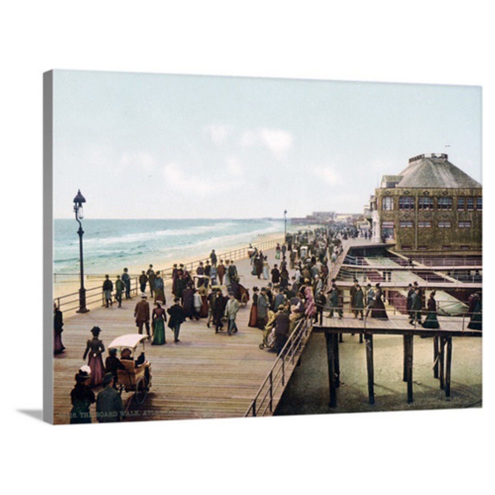 Great Big Canvas The Board Walk Atlantic City New Jersey Vintage Inside 2018 New Jersey Wall Art (View 17 of 20)