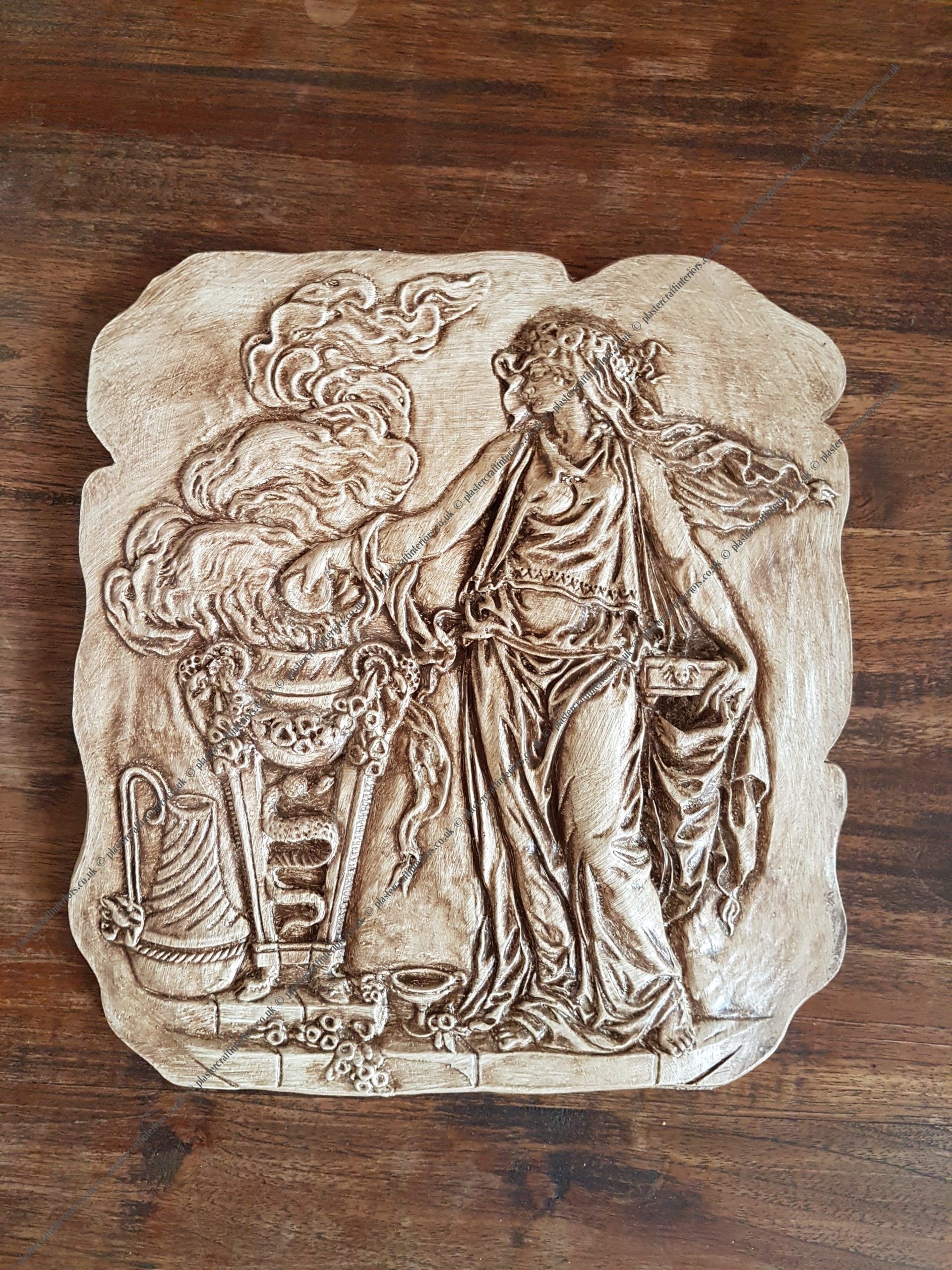 Greek Lady Emperor Wall Decor Plaque – Plaster Craft Interiors In Most Up To Date Lady Wall Art (View 18 of 20)