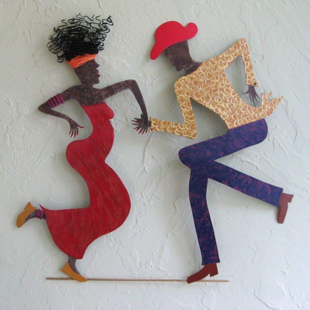 Hand Crafted Handmade Upcycled Metal Cajun Dancing Couple Wall Art With Regard To Most Up To Date Dancers Wall Art (View 8 of 20)
