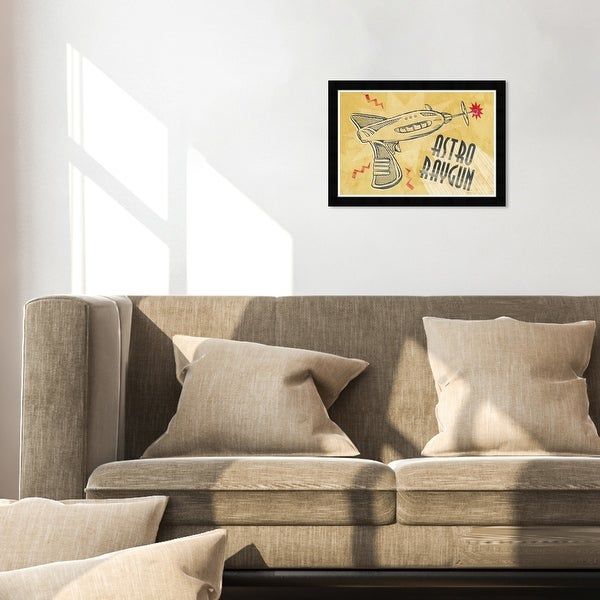 Hatcher & Ethan 'ray Gun' Wall Art Framed Print – Yellow, Blue In Most Recently Released Hatcher Wall Art (View 7 of 20)